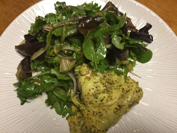 鶏肉のマスタード風味